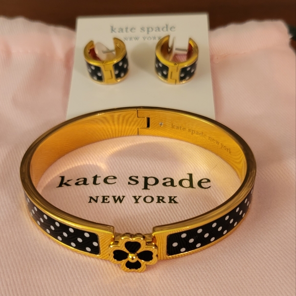 *SOLD* Kate Spade Bangle & Earring Set - Picture 2 of 5